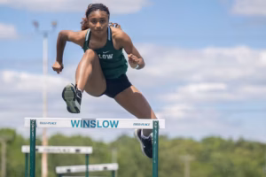 Winslow’s Jasmine Jackson emerges as one of the nation’s fastest hurdlers: ‘She is running with a purpose’