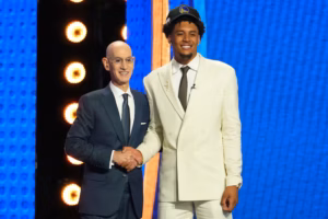 Pennsauken’s Yaxel Lendeborg selected by Golden State Warriors in first round of NBA draft