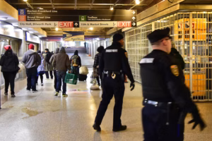 A man was shot on the Market-Frankford Line in Center City