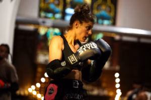 Philly Muy Thai fighter and artist Gianna Vadino has a new medium: Kicking butt
