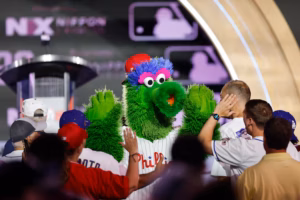 Tom Burgoyne insists he’s just the Phanatic’s best friend. A new documentary convinced him to admit he’s more.