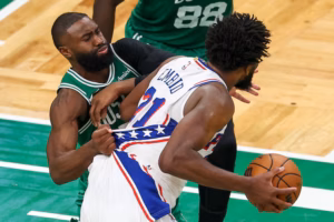 New Sixer Jaylen Brown is ‘going to push’ Joel Embiid, Mike Gansey says in local radio hit
