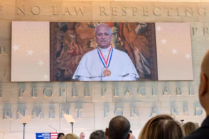 Pope Leo XIV celebrates immigrants in speech to Philadelphia crowd amid clash with Trump ahead of 250th anniversary
