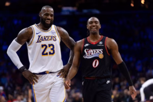 LeBron James has been working out with Tyrese Maxey for years. Is this their first time as teammates?