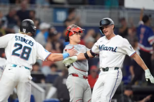 Phillies blow a six-run lead to get swept out of Miami