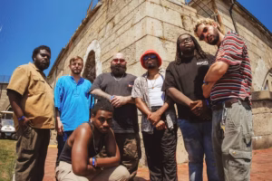 Philly band Snacktime performed with Ms. Lauryn Hill at the Newport Folk Festival