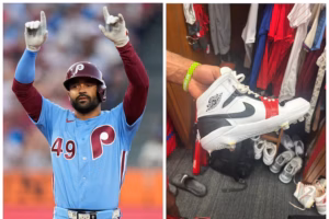 Phillies’ Derek Hill uses his artistic side to paint his own cleats as a ‘little getaway from the game’