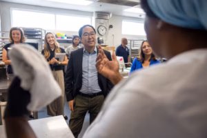 Touring Camden’s Cathedral Kitchen, Andy Kim calls Trump’s cuts to SNAP ‘devastating and cruel’