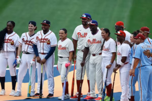 Team Victorino wins the first-ever MLBx: All-Star 3-on-3 competition during MLB All-Star weekend