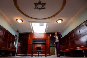 The first prison synagogue in the United States can be experienced at Eastern State Penitentiary