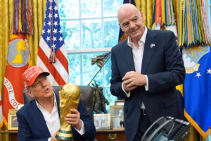 Trump says red card call on Folarin Balogun was ‘horrible’ but insists he left outcome to FIFA