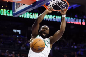 Sixers officially announce Jaylen Brown trade and Anfernee Simons, Dean Wade signings