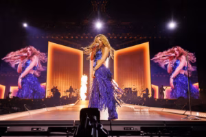 A 50-Foot She-Wolf and faux $100 bills falling from the sky: Shakira closed out her World Cup tour in Atlantic City