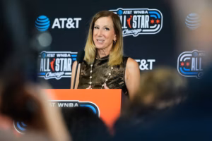 WNBA commissioner Cathy Engelbert lauds league’s growth at All-Star Weekend: ‘The future of the W has never been brighter’