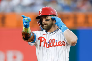 Bryce Harper pays tribute to SEPTA with debut of new line of Under Armour cleats