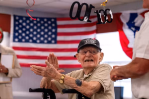 A WWII veteran who ‘deserves everything’ gets a surprise 100th birthday party and a letter from Gov. Mikie Sherrill