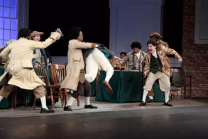 Racist backlash roiled these high schoolers’ production of ‘1776.’ It strengthened their resolve.