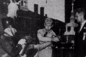 Soil from Revolutionary battlefields was mixed at Independence Hall on this week in Philly history