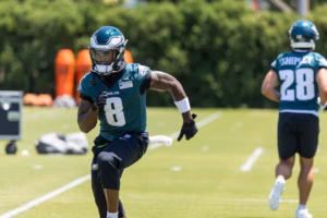 Eagles practice observations: Tank Bigsby and run game juice; expendable cornerbacks; Jake Elliott’s pressure