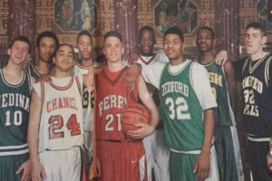 Before Mike Gansey became a Sixers executive, he was a hard-nosed high school player that earned LeBron James’ respect