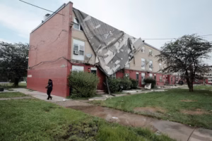 High winds tear off roofs, partially collapse buildings across Philadelphia