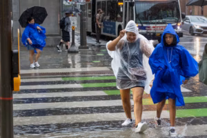 A waterspout and two potential tornadoes swept through New Jersey