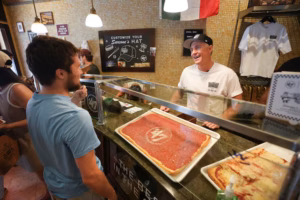 Chase Utley serves tomato pie at Sarcone’s, talks playing for Don Mattingly, new role with Dodgers and what it’s like to be an All-Star