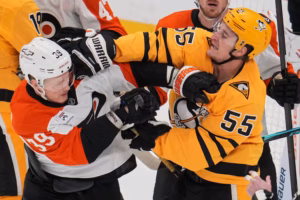 Noel Acciari is going from a hated Penguin to a (hopefully?) beloved Flyer. He said he’s excited to join a team on the rise.