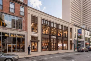 Site of the Walnut Street Beer Garden will become a two-story retail building, not an apartment tower