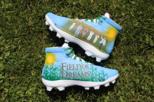 Bryson Stott’s ‘Field of Dreams’ cleats — featuring Harry Kalas, Roy Halladay, and more Phillies legends — were born in Downingtown