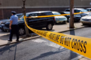 An off-duty police officer and another person were shot early Sunday morning in Southwest Philly