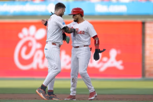 Luis Arraez drives in two runs, brings ‘new blood’ energy in his Phillies debut in 5-0 victory over Nationals