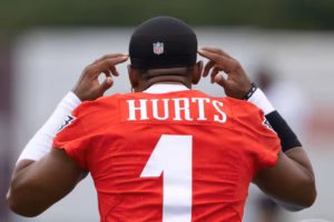 More than a week into Eagles training camp, Jalen Hurts and the new-look offense are ‘calibrating’